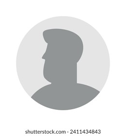 Vector flat illustration. Avatar, user profile, person icon, profile picture. Suitable for social media profiles, icons, screensavers and as a template.