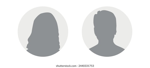 Vector flat illustration. Avatar, user profile, person icon, profile picture. Suitable for social media profiles, icons, screensavers and as a template.