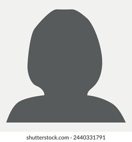 Vector flat illustration. Avatar, user profile, person icon, profile picture. Suitable for social media profiles, icons, screensavers and as a template.