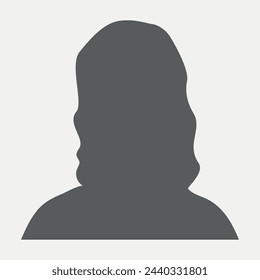 Vector flat illustration. Avatar, user profile, person icon, profile picture. Suitable for social media profiles, icons, screensavers and as a template.