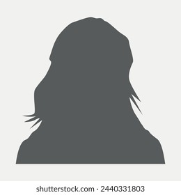 Vector flat illustration. Avatar, user profile, person icon, profile picture. Suitable for social media profiles, icons, screensavers and as a template.