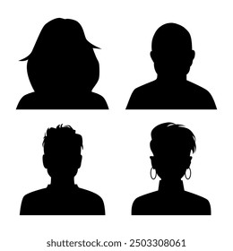 Vector flat illustration. Avatar, user profile, person icon, profile picture. Suitable for social media profiles, icons, screensavers and as a template.