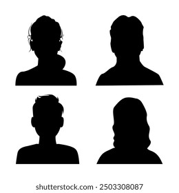 Vector flat illustration. Avatar, user profile, person icon, profile picture. Suitable for social media profiles, icons, screensavers and as a template.