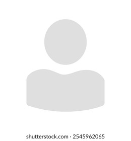 Vector flat illustration. Avatar, user profile, person icon, gender neutral silhouette, profile picture. Suitable for social media profiles, icons, screensavers and as a template. Business concept.