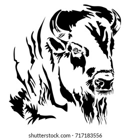 9,102 Bison head silhouette Images, Stock Photos & Vectors | Shutterstock