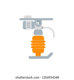 Vector flat illustration of construction tool. Icon for stores, websites and applications. Electric building tool.