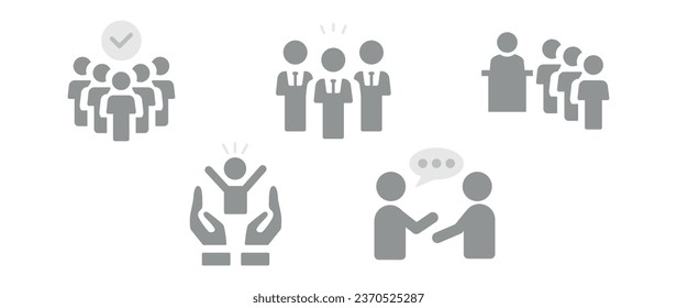 Vector flat illustration in grayscale. Avatar, user profile, person icon, profile picture. Suitable for social media profiles, icons, screensavers and as a template.
