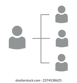 Vector flat illustration in grayscale. Avatar, user profile, person icon, gender neutral silhouette, profile picture. Suitable for social media profiles, icons, screensavers and as a template.