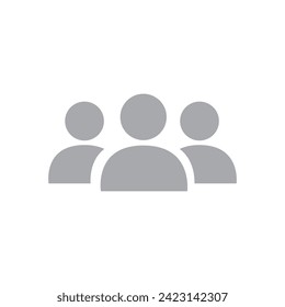 Vektorflache Illustration auf Graustufen. Avatar, Benutzerprofil, Personensymbol, geschlechtsneutrale Silhouette, Profilbild. Geeignet für Profile, Symbole, Bildschirmschoner und als Vorlage.
