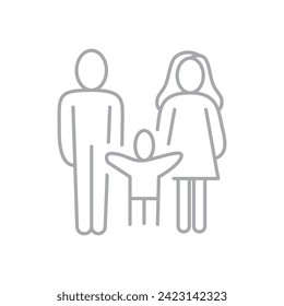 Vector flat illustration in grayscale. Avatar, user profile, person icon, gender neutral silhouette, profile picture. Suitable for social media profiles, icons, screensavers and as a template.