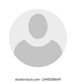 Ilustración Vector en escala de grises. Avatar, perfil de usuario, icono de persona, silueta neutral de género, imagen de perfil. Adecuado para perfiles de redes sociales, íconos, protectores de pantalla y como Plantilla.