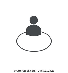 Ilustración Vector en escala de grises. Avatar, perfil de usuario, icono de persona, silueta neutral de género, imagen de perfil. Adecuado para perfiles de redes sociales, íconos, protectores de pantalla y como Plantilla.