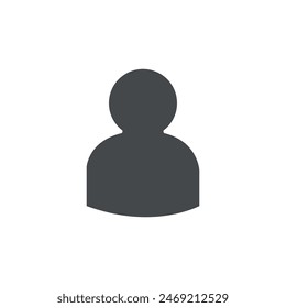 Ilustración Vector en escala de grises. Avatar, perfil de usuario, icono de persona, silueta neutral de género, imagen de perfil. Adecuado para perfiles de redes sociales, íconos, protectores de pantalla y como Plantilla.