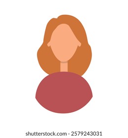 Vector flat illustration in grayscale. Avatar, user profile, person icon, gender neutral silhouette, profile picture. Suitable for social media profiles, icons, screensavers and as a template.