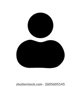 Vector flat illustration in grayscale. Avatar, user profile, person icon, gender neutral silhouette, profile picture. Suitable for social media profiles, icons, screensavers and as a template.