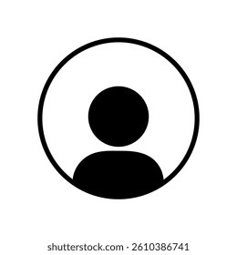 Vector flat illustration in grayscale. Avatar, user profile, person icon, gender neutral silhouette, profile picture. Suitable for social media profiles, icons, screensavers and as a template.