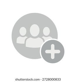 Ilustración plana de Vector en escala de grises. Avatar, perfil de usuario, icono de persona, silueta neutral de género, imagen de perfil. Adecuado para perfiles de redes sociales, iconos, protectores de pantalla y como Plantilla.