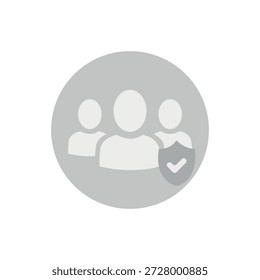 Ilustración plana de Vector en escala de grises. Avatar, perfil de usuario, icono de persona, silueta neutral de género, imagen de perfil. Adecuado para perfiles de redes sociales, iconos, protectores de pantalla y como Plantilla.