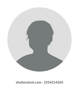 Vector flat illustration. Icons of man and woman. Avatar, user profile, person icon, profile picture. Suitable for social media profiles, icons, screensavers and as a template. Business concept.