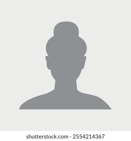 Vector flat illustration. Icons of man and woman. Avatar, user profile, person icon, profile picture. Suitable for social media profiles, icons, screensavers and as a template. Business concept.