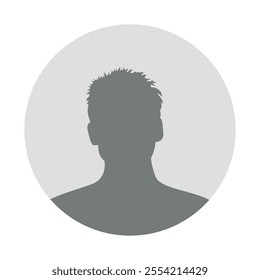 Vector flat illustration. Icons of man and woman. Avatar, user profile, person icon, profile picture. Suitable for social media profiles, icons, screensavers and as a template. Business concept.