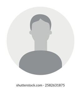 Vector flat illustration. Icons of man and woman. Avatar, user profile, person icon, profile picture. Suitable for social media profiles, icons, screensavers and as a template. Business concept.