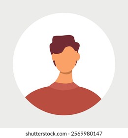 Vector flat illustration. Men and women in different styles. Avatar, user profile, person icon, profile picture. Suitable for social media profiles, icons, screensavers and as a template.