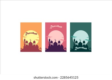 Vector flat vector illustration from mosques collection.