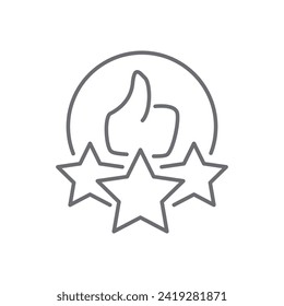 Vector flat illustration. Victory icon. Award, badge, winner's medal, victory cup. Perfect icon for your design.