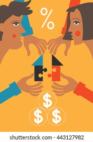 Vector flat illustrations for business