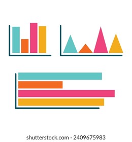 Vector flat infographic element pack on white background.