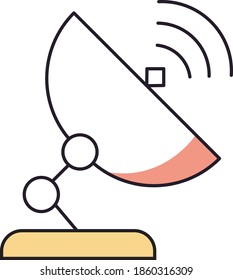  Vector Flat Line Icons Technology