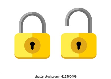 16,338 Golden Lock Icon Images, Stock Photos & Vectors 