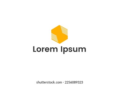 vector flat logo templet. modern, simple, minimal, stylish logo for business and company