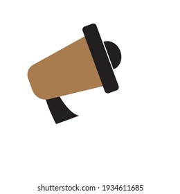 Vector Flat Megaphone Logo Or Icon Or Clipart