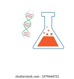logotipo biológico vectorial plano o minimalista o clipart o iconos
