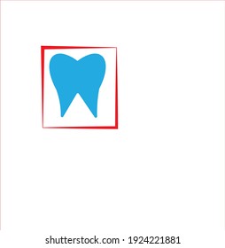 logotipo o icono o cliparte de un vector dental plano o minimalista