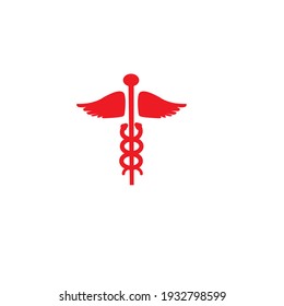 vector flat or minimalist doctor logo or clipart icon