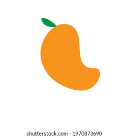 vector flat or minimalist mango illustration