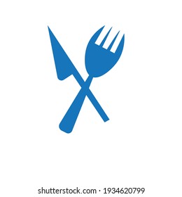 vector flat or minimalist restaurant logo or clipart or icon