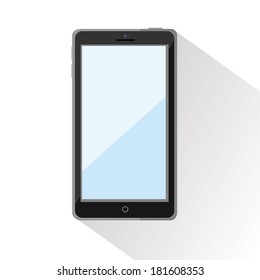 vector flat mobile phone icon