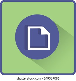 Vector Flat Note Icon