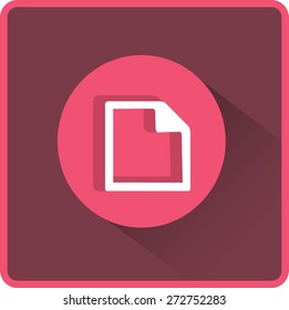 Vector Flat Note Icon