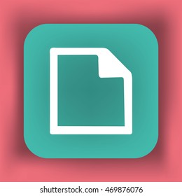 Vector Flat Note Icon