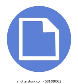 Vector Flat Note Icon