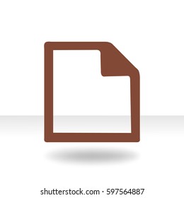 Vector Flat Note Icon