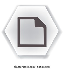 Vector Flat Note Icon