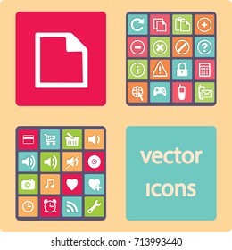 Vector Flat Note Icon