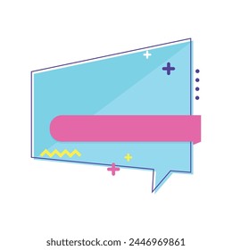 Vector Anuncio de origami plano sobre fondo blanco.