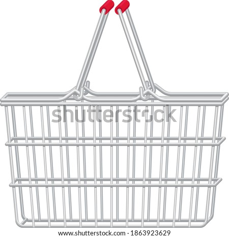 Similar – Image, Stock Photo Metal grocery basket with organic vegetables: carrots, broccoli, bell pepper and tomatoes on table with other healthy ingredients at window background with sunlight. Healthy lifestyle. Front view.